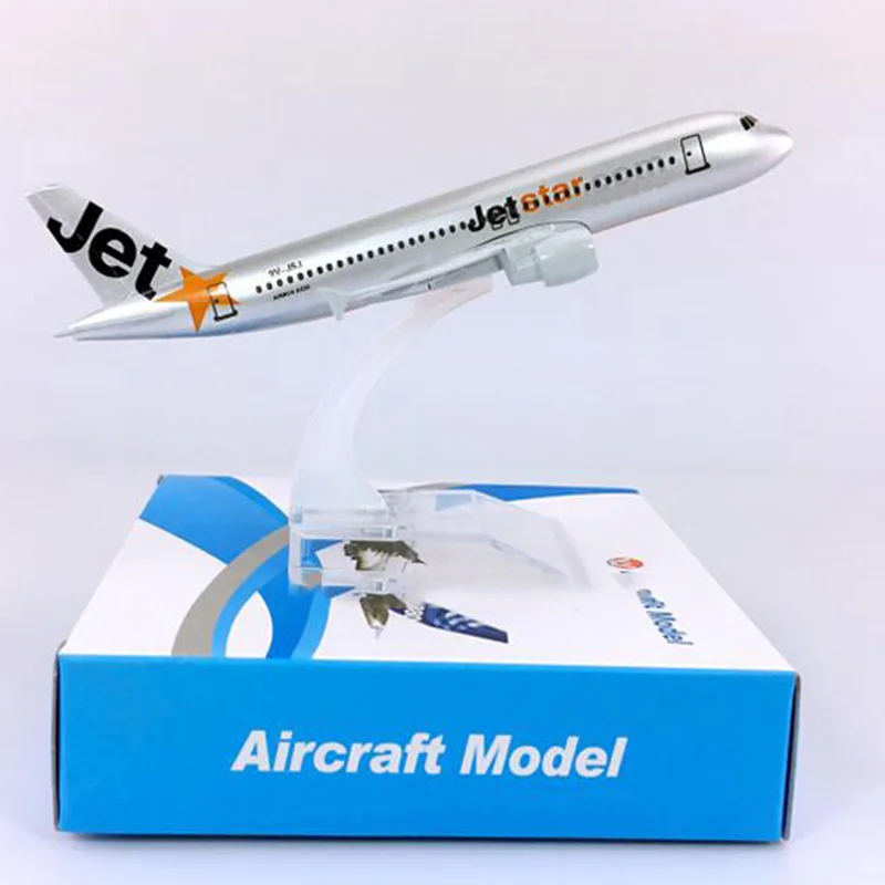 16 см литой под давлением самолет 1:400 Airbus A320-200 модель JETSTAR airline W базовый сплав