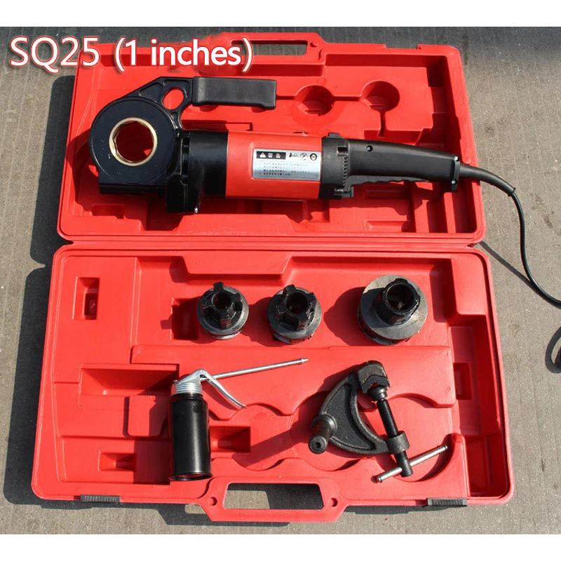Ручная Резьбовая машина 1 дюйм электрическая локомотивная резак с открытой