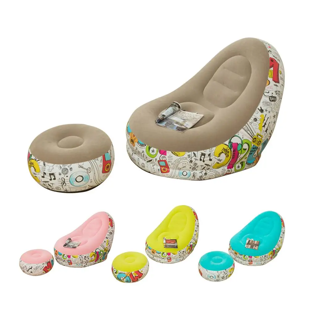 Простой 2 комплекта портативный надувной диван для отдыха на пляже модная