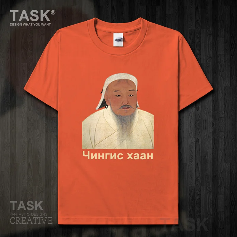 Монгольская монгольская Мужская футболка топы одежда с коротким рукавом