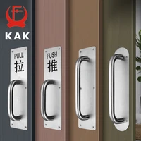 kak stainless steel door handle brushed silver sliding door handle furniture pulls kitchen cabinet handle knobs door hardware