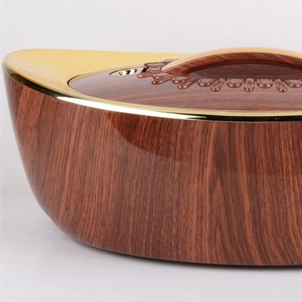 wood n gold 3 шт./компл. чайник-термос из нержавеющей стали пластиковый Ланч-бокс посуда, сохраняющие тепло, на вечерние термоконтейнер безупречное качество подарок - Цвет: wood n gold