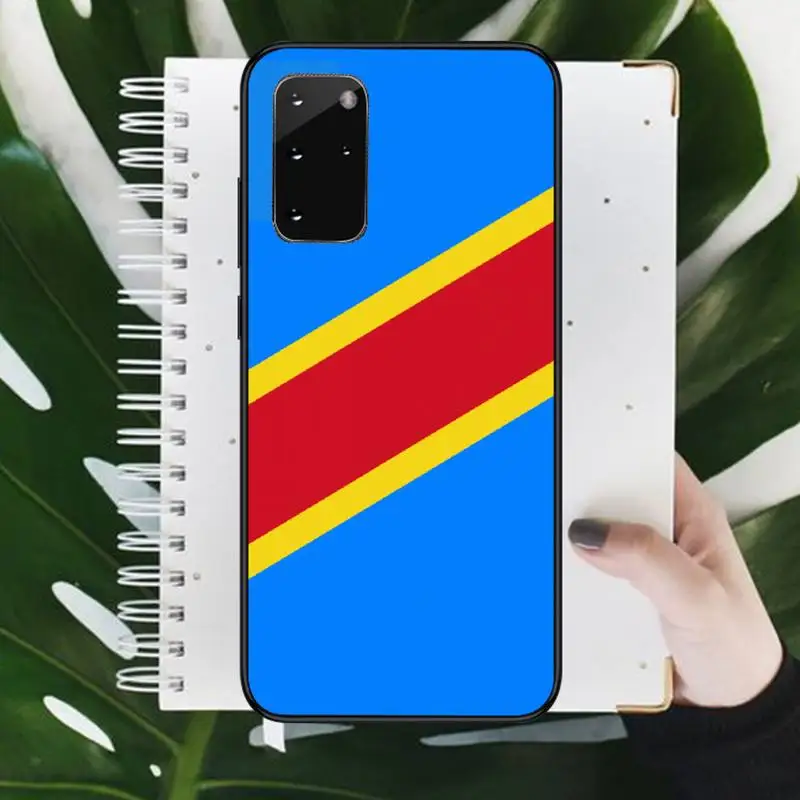 

Congo Flag Symbol Phone Cases For Samsung galaxy S 9 10 20 A 10 21 30 31 40 50 51 71 s note 20 j 4 2018 plus Luxury brand shell