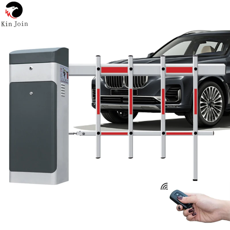 

KINJOUN Latest New Design Automatic Traffic Car Parking Road Boom Barrier Gate Opener Parking Lot