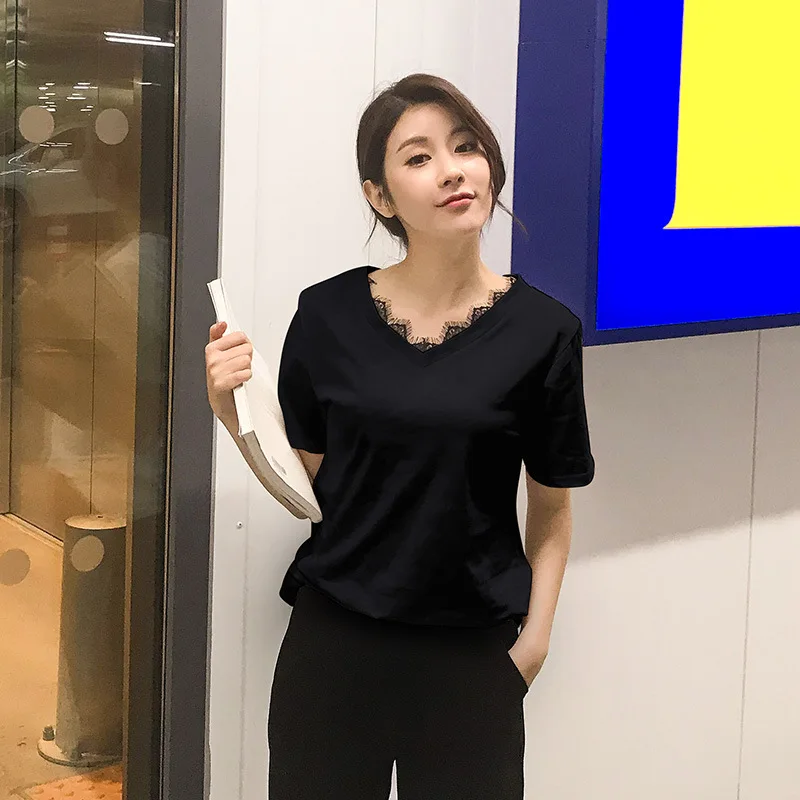 

NEW High-quality classic fashionable soft summer women's casual short-sleeved breathable T-shirt