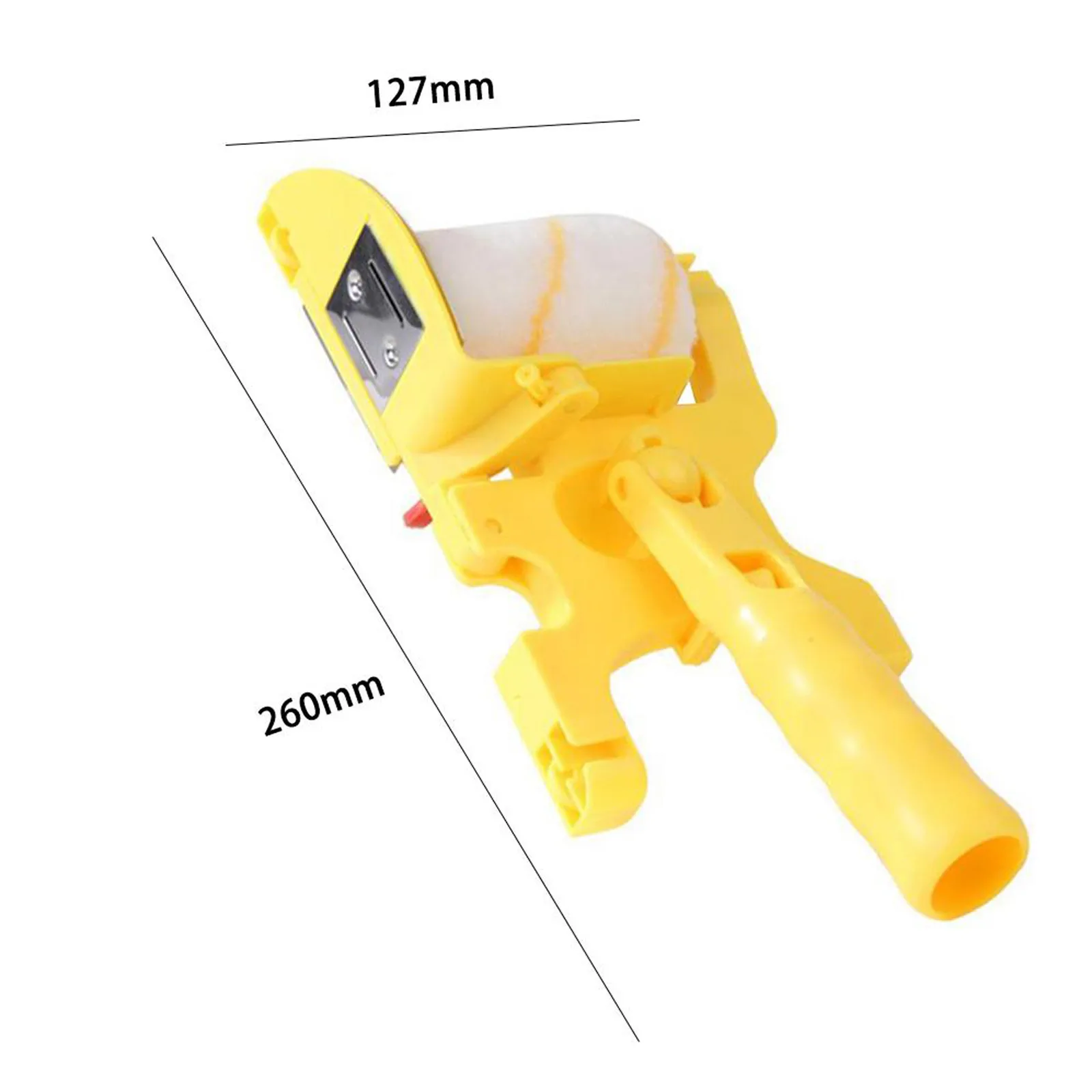 

Clean Cut Proffesional Paint Edger with 2-Pack Replacement Rollers Brush Tool Multifunctional for Home Room Wall Ceilings