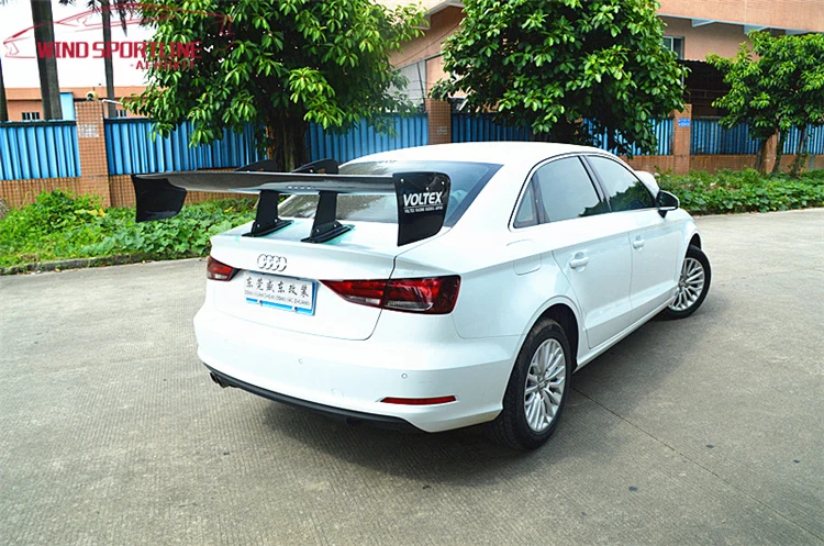 A3 S3 8V углеродное волокно задний багажник спойлер крыло для Audi седан 2014 2019 GT