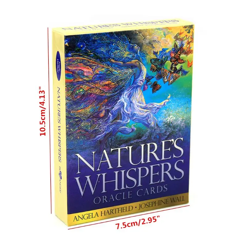 

Nature's Whispers Oracle 50 Cards Deck English Tarot Divination Fate Board Game