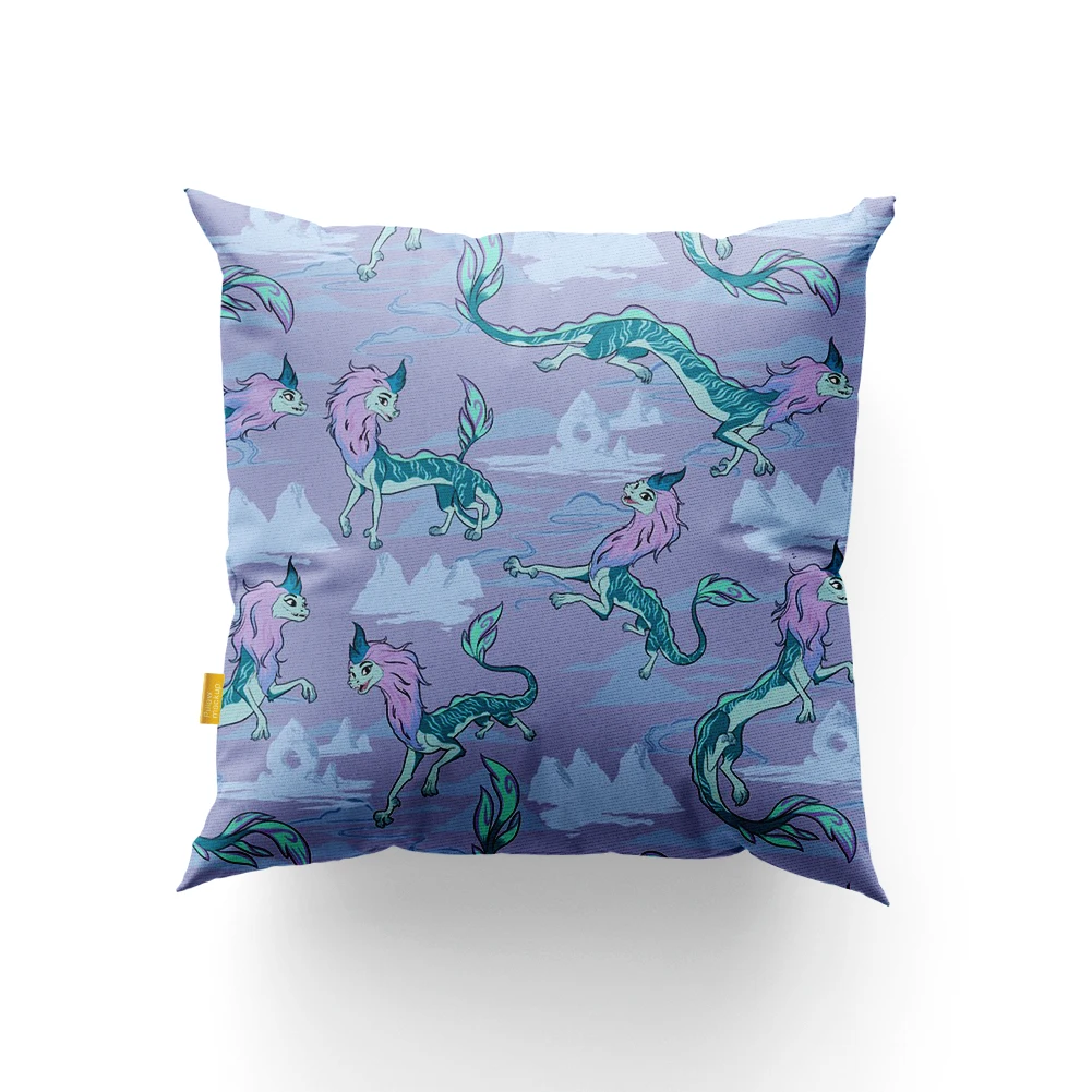 Легендарные истории приключений связанные с драконами принт из полиэстера