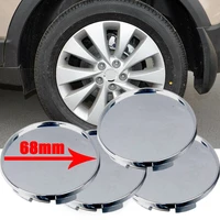 4pcs 63mm 68mm universal silver wheel center hub cap caps covers kit car accessories abs auto styling universal