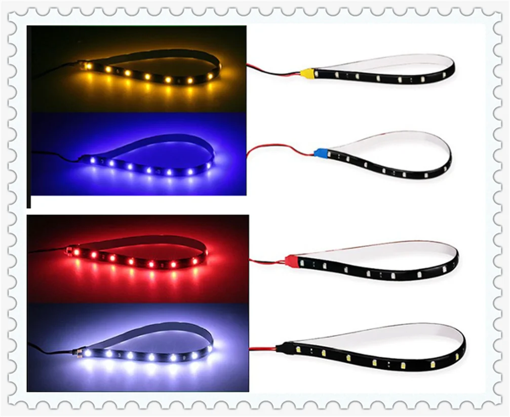 2 патч водонепроницаемый автомобиль мягкий свет с мотоциклом декоративное