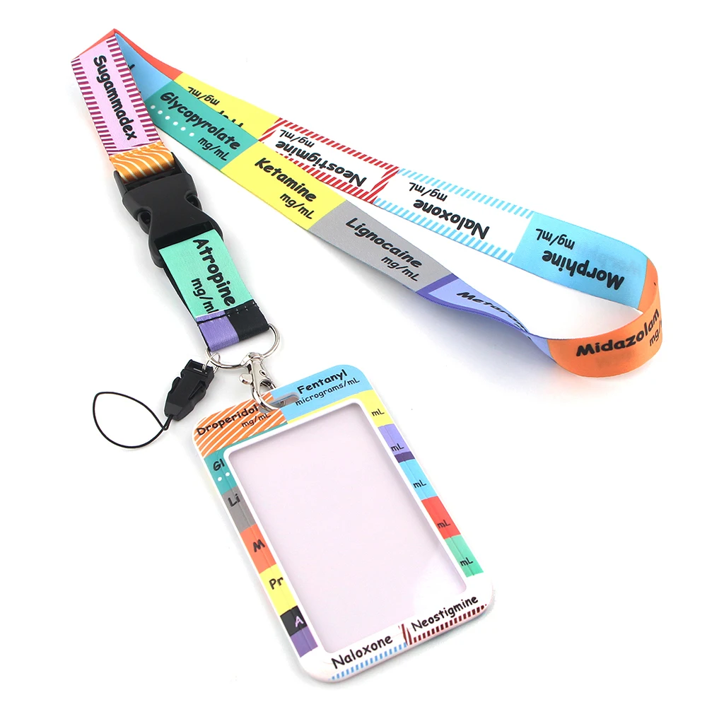 

DL999 Doctors Nurses Critical Care ICU Lanyard for Key Neck Strap For Card Badge Gym Lanyard Key Necklace DIY Hang Rope Necklace