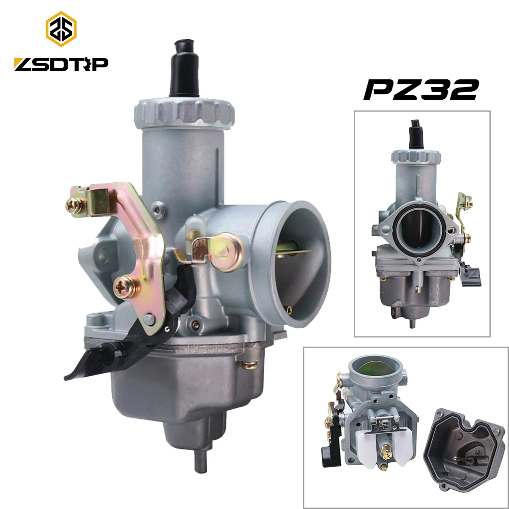 Карбюратор ZSDTRP PZ32 карбюратор 32 мм для Keihin PZ квадроцикла мотоцикла скутера CG 250 350CC