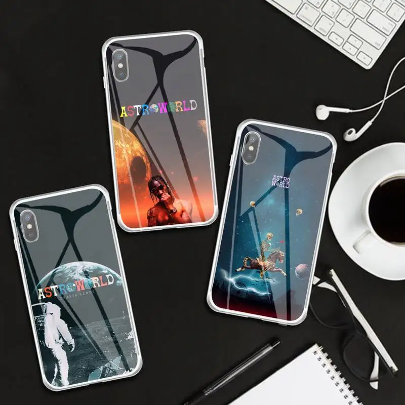 

Travis Scott Astroworld Phone Case Transparent Case For IPhone 6 6s 7 8 Plus X Xs Xr Xsmax 11 12 Pro Promax 12mini