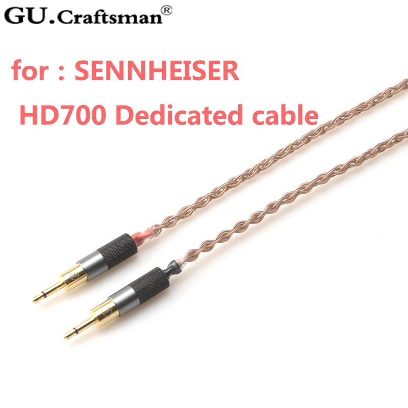 GUcraftsman 6N OCC медь для SENNHEISER HD700 4Pin XLR 2,5 мм/4,4 мм Баланс кабель для наушников