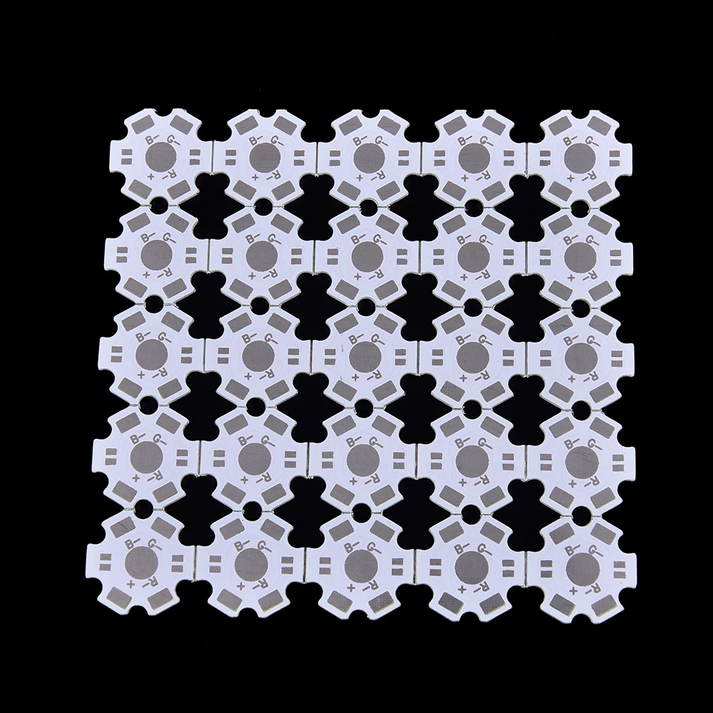 25 шт. Высокое качество Высокая мощность 1-3 Вт светодиодный радиатор алюминиевая