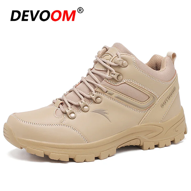 Зимние треккинговые ботинки для мужчин Уличные кроссовки Водонепроницаемые