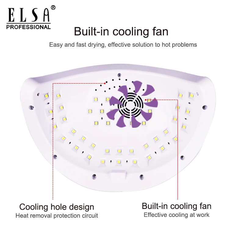 Вентилятор для сушки гель лака 10s со встроенным охлаждением|Сушилки ногтей| |