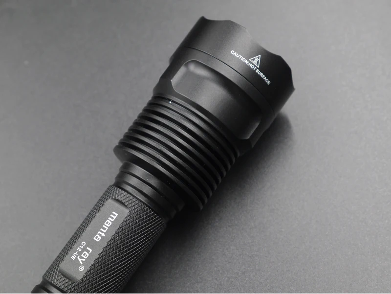 Cree XHP50.2 6500K 3V светодиодный фонарик лампа черный Manta Ray C12-UE, медная DTP доска и ar-coated внутри, новая прошивка, SMO/OP
