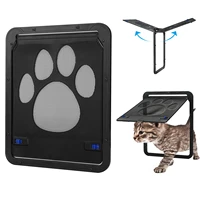 pet door safe lockable magnetic flap screen outdoor dogs cats window gate house enter freely fashion pretty garden easy install