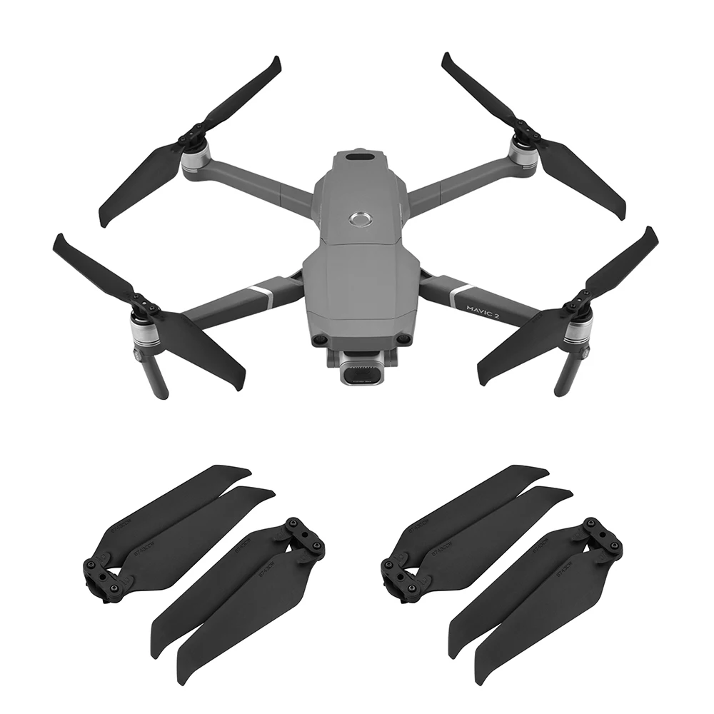 

Складной пропеллер для DJI Mavic 2 Pro Zoom Drone с низким уровнем шума, быстросъемный реквизит, 8743 шт., запасные аксессуары для крыла