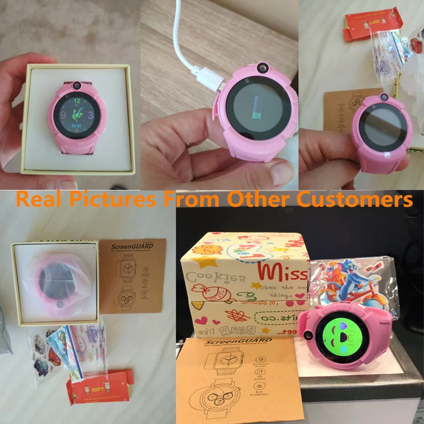 

Funelego New Smart watch LBS Kid SOS Call Anti Lost Monitor Location Finder Locator Tracker +Box Sport Baby Watch for Children