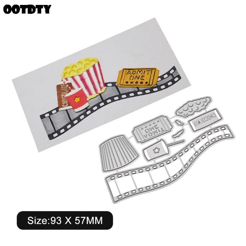 

Food Metal Cutting Dies Stencil Scrapbooking DIY Album Stamp Paper Card Embossing Decor Craft New Dies for 2020