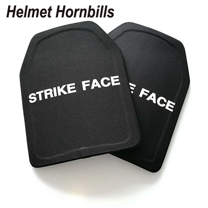 

2pcs Level III Standard Alumina & PE Composite Bulletproof Panel Ballistic Plate Inserts Self Defense Body Armor Tactical Plates
