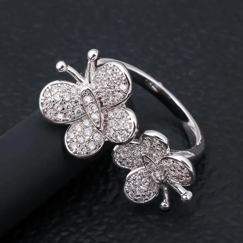 Женское кольцо модный дизайн циркониевое шарм индивидуальность круглая форма