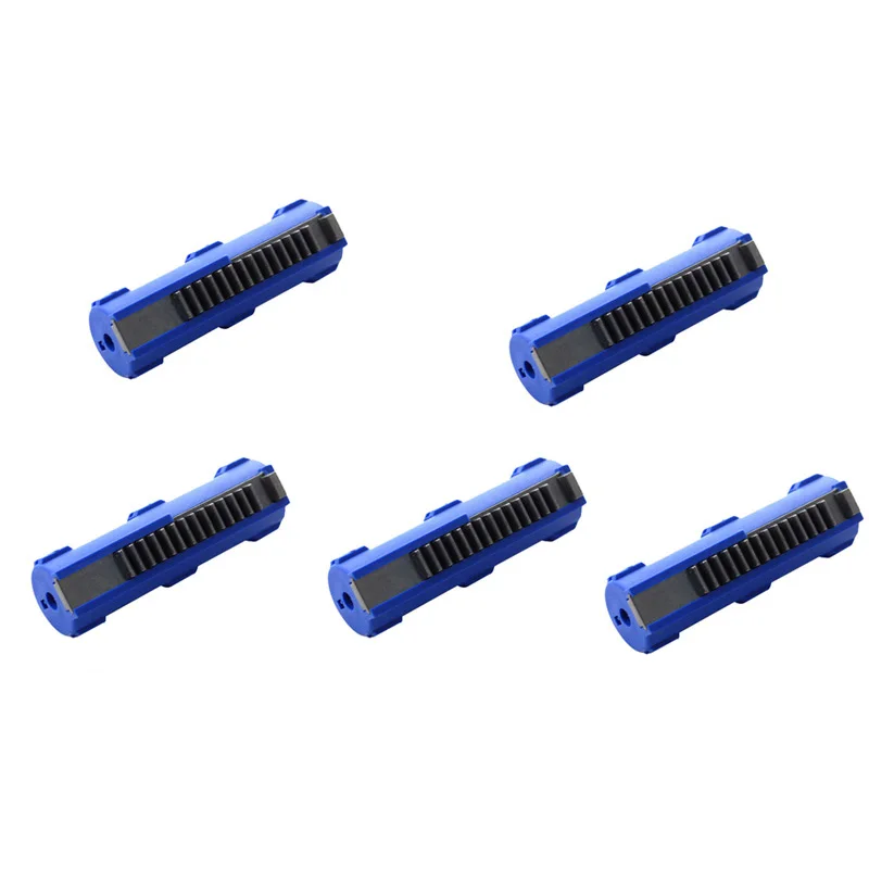 EX719-5PCS Горячая SHS синие волокна усиленная полная сталь 14 зубьев поршень для страйкбола M4 AK G36 MP5 коробка передач Ver 2/3 AEG Пистолет Аксессуары - Цвет: EX719-5PCS