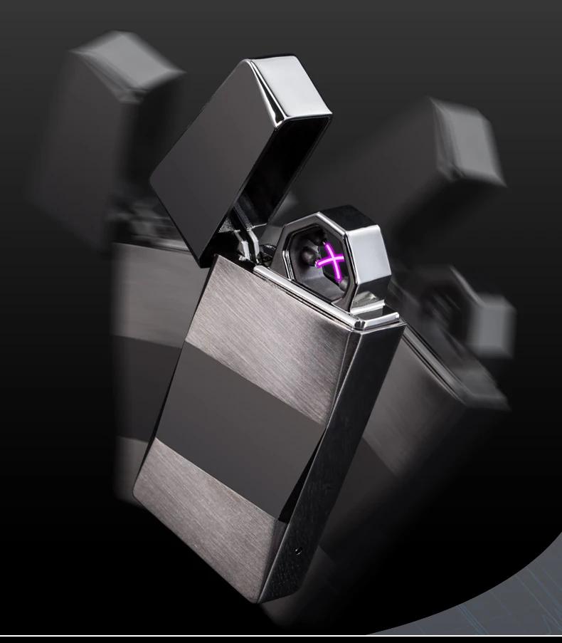 JIJU 779V Экологически чистая беспламенная электрическая дуговая зажигалка