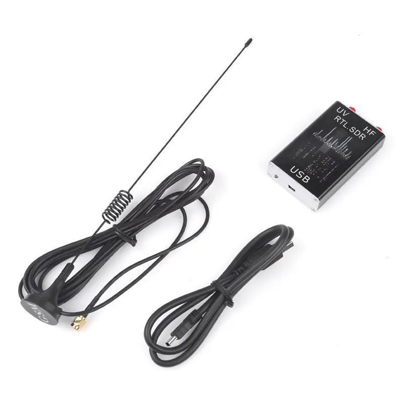 100 кГц-1 7 ГГц полный диапазон U/V HF RTL-SDR USB тюнер приемник/R820T + 8232 радио США |