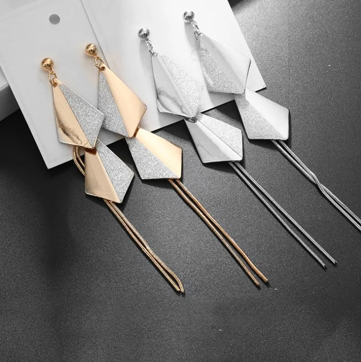 Темпераментные Длинные Роскошные серьги с кисточками разы женские