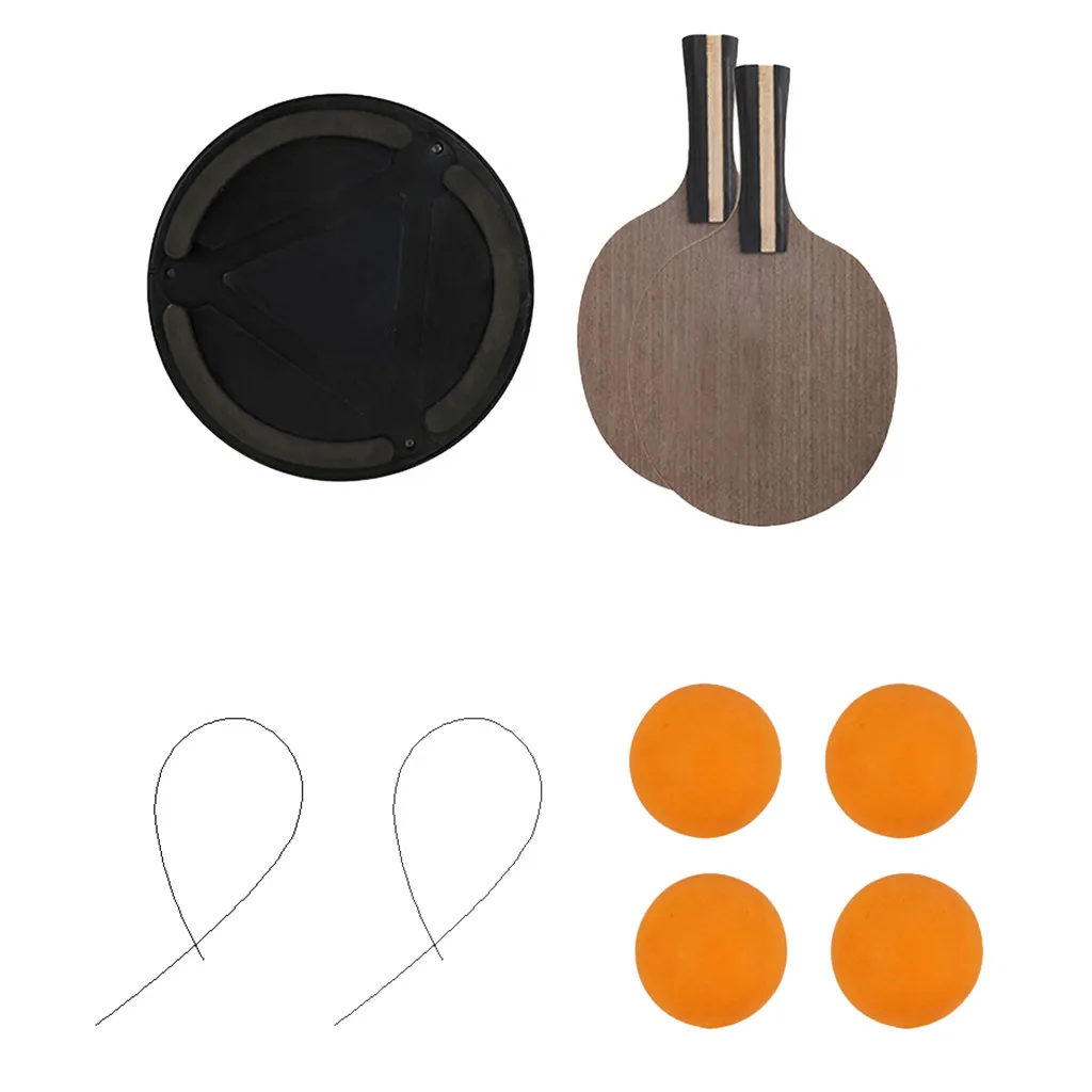 Детский портативный тренажер для настольного тенниса взрослых мягкий вал