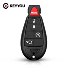 Смарт-автомобиль KEYYOU, 5 кнопок, корпус ключа для Chrysler, для Jeep Grand Cherokee, для Dodge Magnum Durango чехол брелока Дистанционного Управления