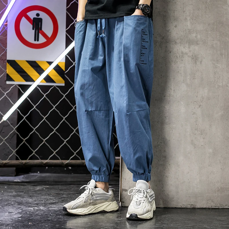 

Men 2021 Summer Hip Hop Casual Trousers Fashion Male Pants streetwear