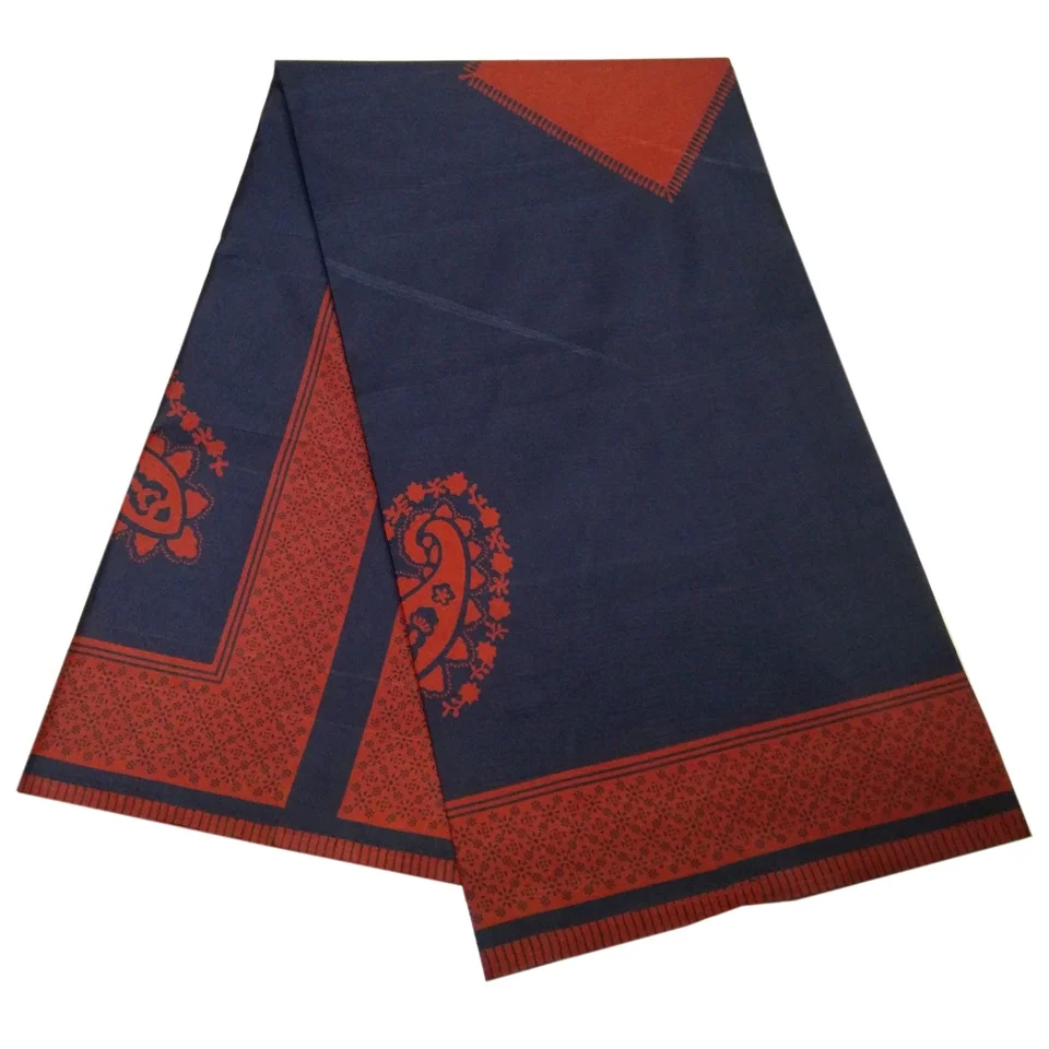 Африканская батиковая набивка из полиэстера хлопковая ткань 6 ярдов Kitenge/Pagnes/Fabric