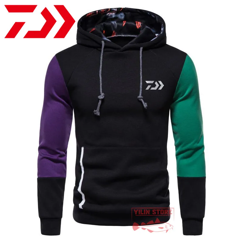 

Толстовка Daiwa для рыбалки, Мужская Осенняя тонкая Толстовка для рыбалки, мужская рубашка для рыбалки, пальто, куртка для рыбалки, мужская спо...
