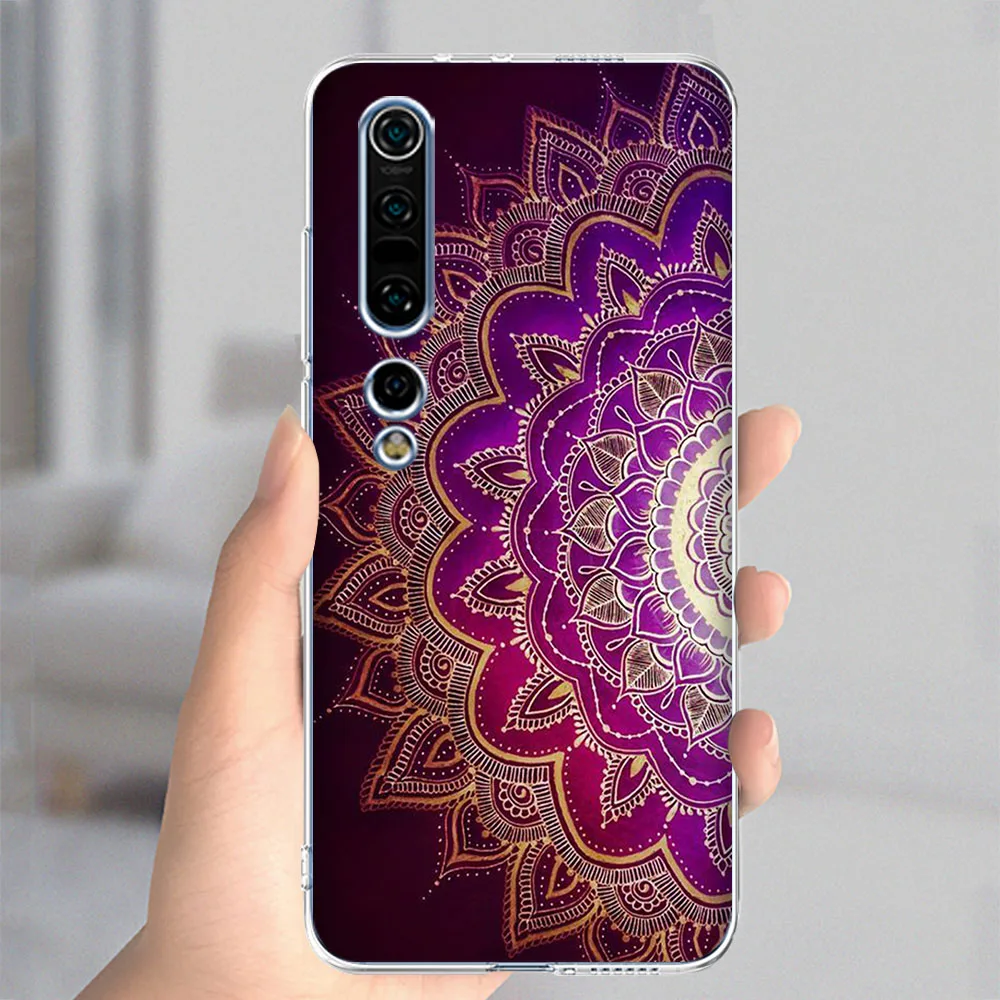 Цветной чехол Мандала для Xiaomi Redmi Note 10 8T 9 8 7 Pro MI 11 10T 9T SE A3 Lite F3 Poco X3 мягкие