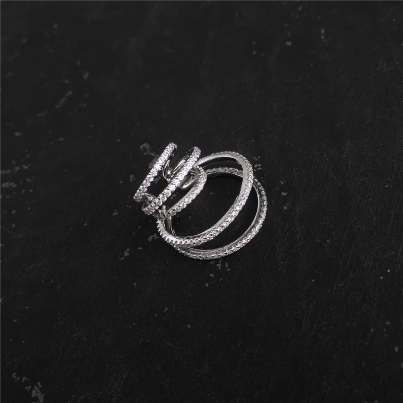 

Женские серьги-Клипсы из серебра 100% пробы, серебро 925 пробы