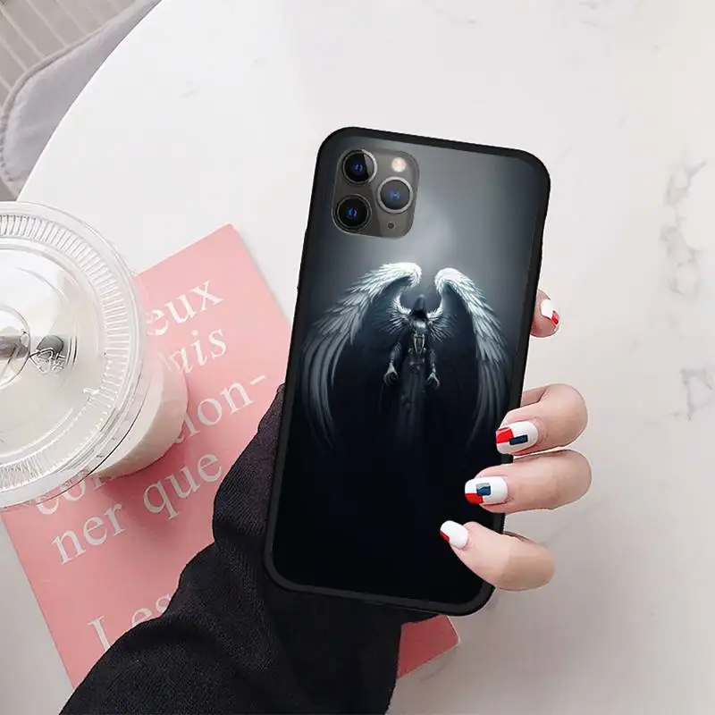 

Anime Power God Dominator Angel Phone Case for iPhone 11 12 mini pro XS MAX 8 7 6 6S Plus X 5S SE 2020 XR