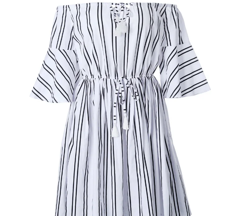 Платья для женщин богемное платье с открытыми плечами размер &gt s Женская цветная