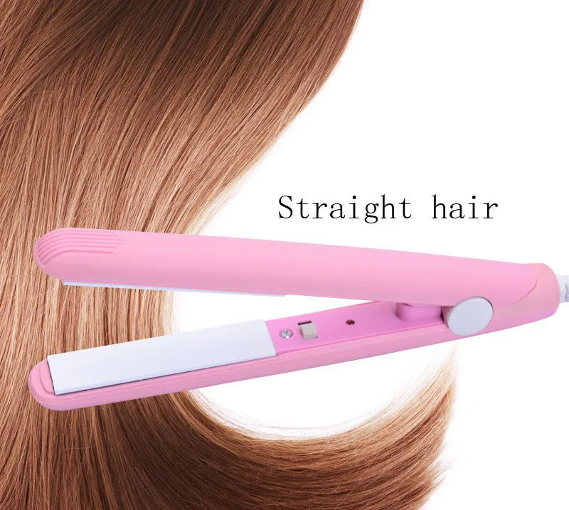 Мини Портативный Прямой зажим для волос креативный фарфоровый Электрический