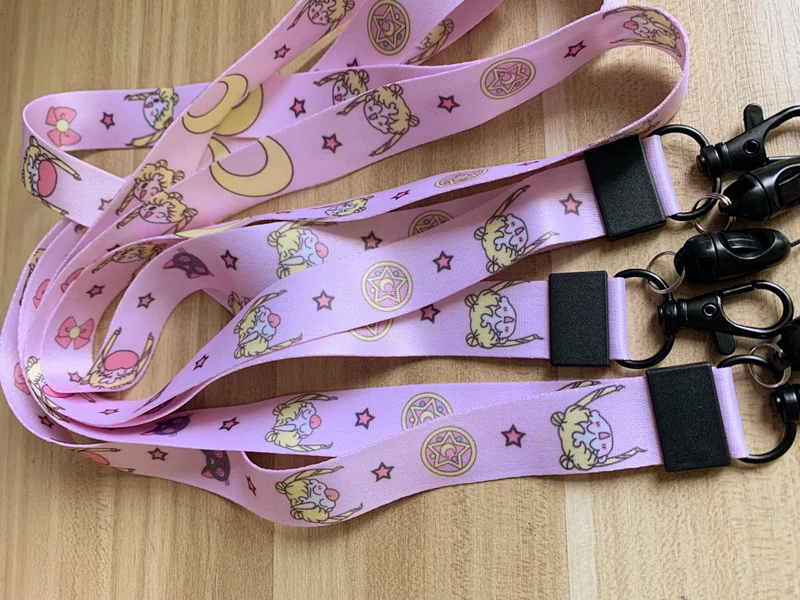 Аниме Сейлор Мун мультфильм Цукино Усаги кошка луна принт шейный ремешок для