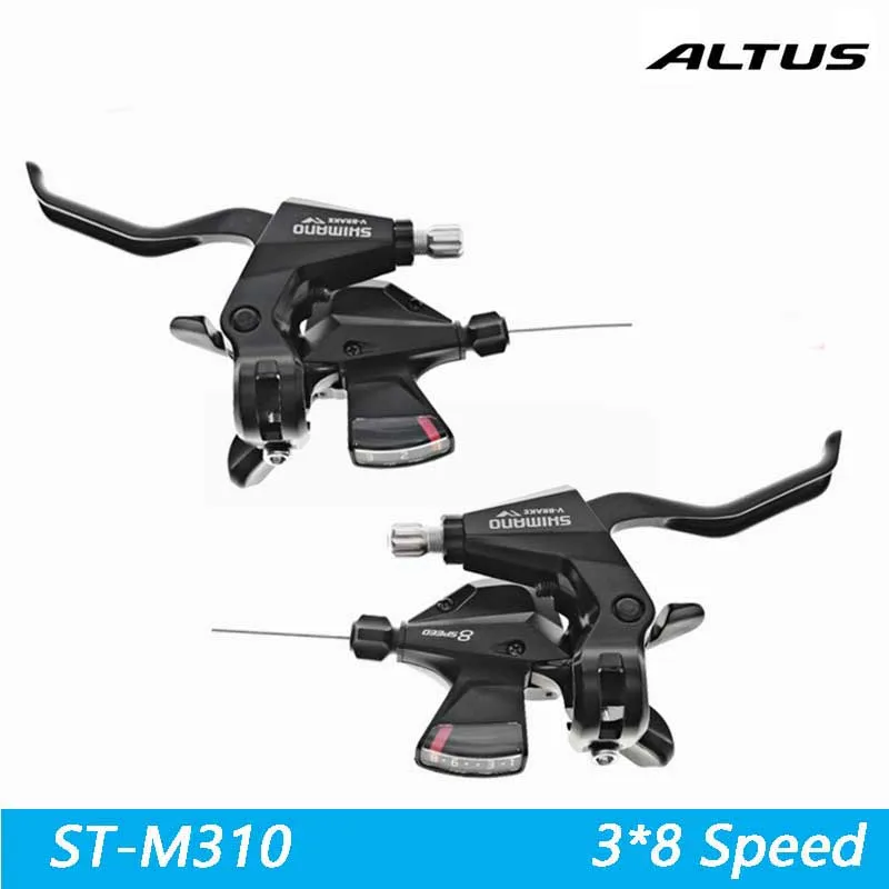 M310 Shimano ALIVIO ST-M410 3X8 24S MTB горная велосипедная передача соединение DIP переключения тормоза Ручка переключатель запчасти для велосипеда - Цвет: M310