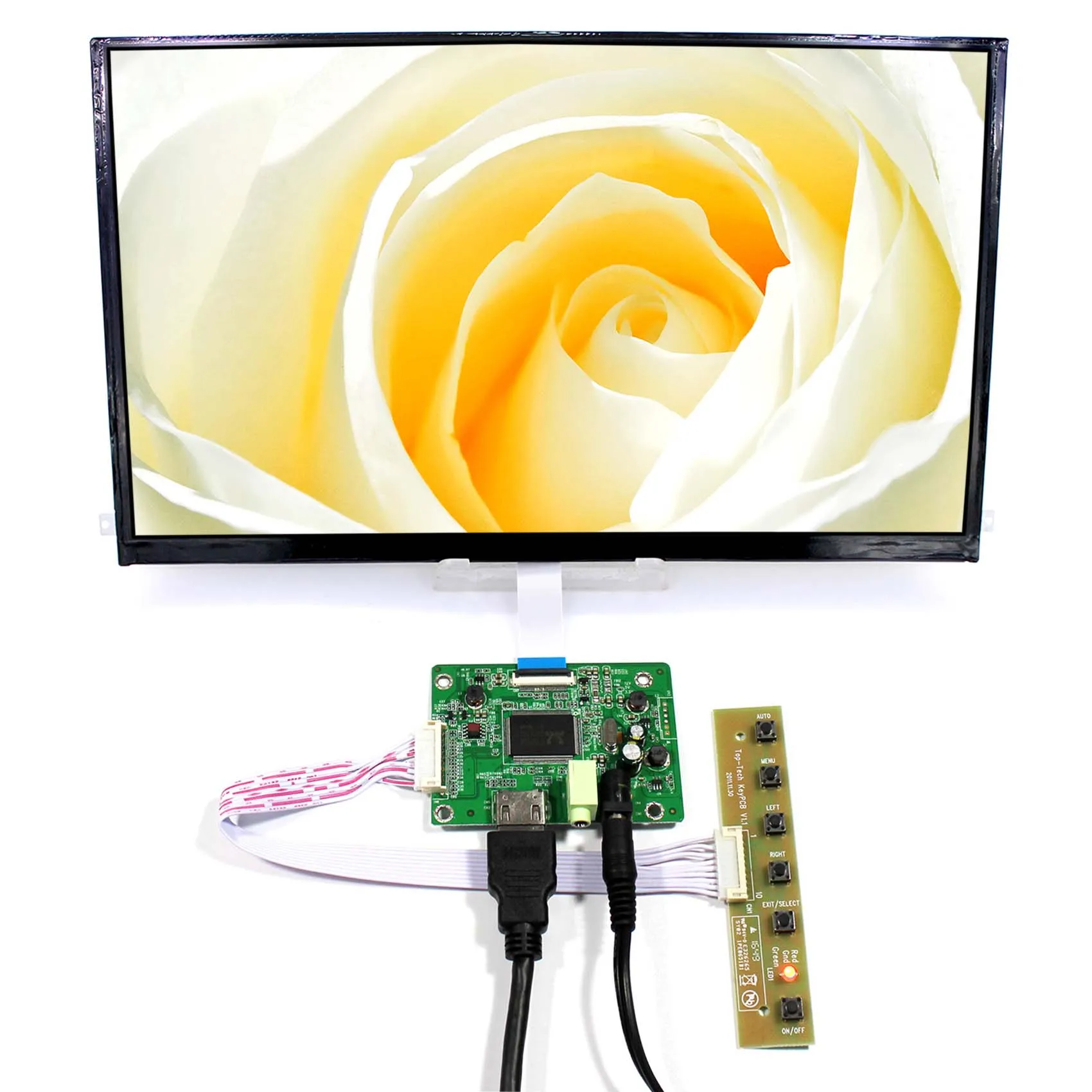 

13.3inch IPS 1920x1080 N133HSE-EB2 LCD Screen 13.3" Brightness 400nit Display with HD-MI Input 30Pins EDP LCD Controller Board