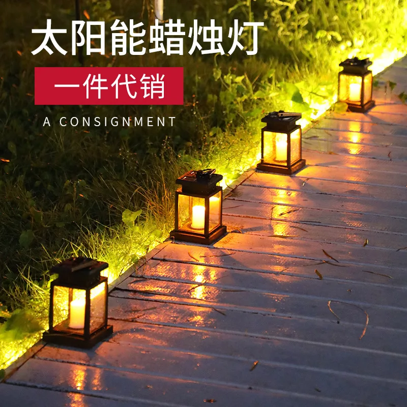 Miglior 2021 Nuova Esplosione Led Luce Solare Cortile Esterno Decorazione Del Giardino Lanterna Tempesta Lampada A Candela Solare Impermeabile