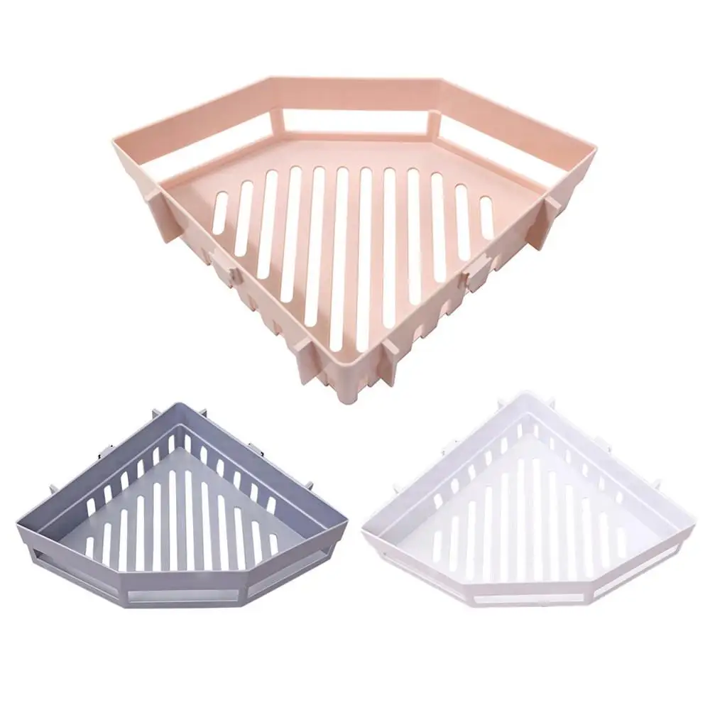 

Toilet Shelf Seamless Sticker Triangle Shelf Kitchen box Bathroom Storage Rack Home Improvement Bathroom Accessories