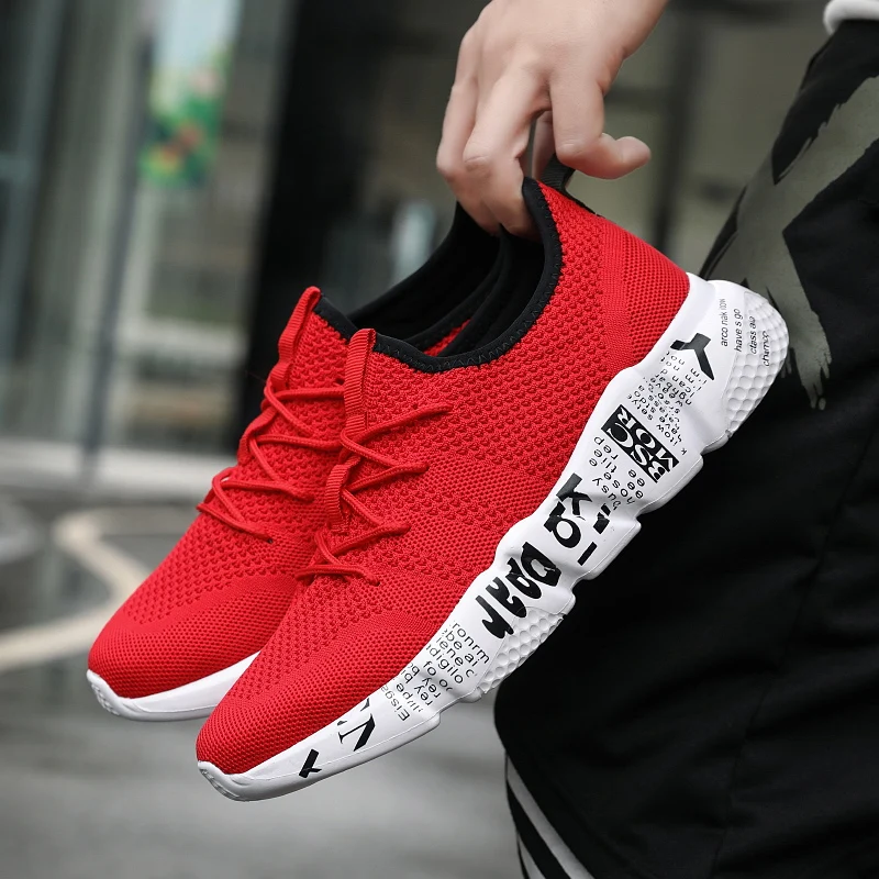 2019 New Mesh Men Sneakers Lightweight Casual Shoes Non-slip Running Tenis Masculino Zapatos De Hombre Plus Size39-47 | Обувь