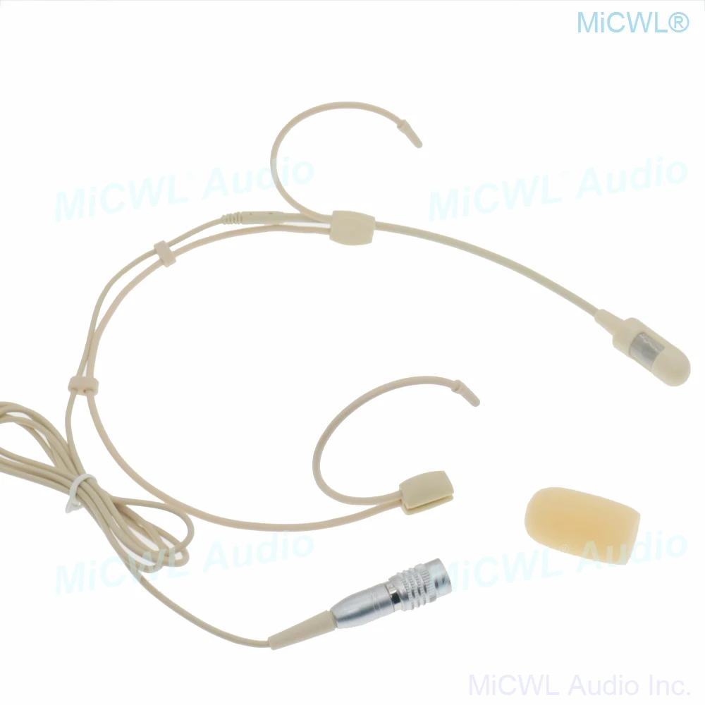 Лучшая бежевая Кардиоидная гарнитура микрофон для Shure ULX Sennheiser HSP6 MiPro AKG Audio Technica